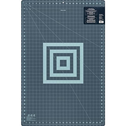 Fiskars 24" x 36" Self Healing Cutting Mat, Large Grid, Lilac Mountain Haze | Double-Sided Sewing, Quilting & Craft Cutting Board, Grid with 30 45 60 Degree Bias Lines for Fabric, Paper & DIY Projects - color: Lilac/Mountain Haze, size: 24"L x 36"W
