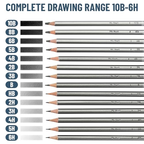 Mr. Pen- Sketch Pencils for Drawing, 14 Pack - size: 14 pcs