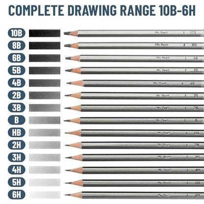 Mr. Pen- Sketch Pencils for Drawing, 14 Pack - size: 14 pcs