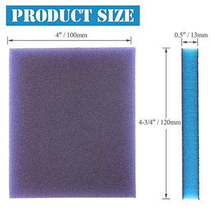 8Pcs 150 Grit Sanding Sponge, Jamiikury Fine Sanding Blocks Washable and Reusable, Wet Dry Sandpaper Sponge for Wood Metal FurniturePaint and Drywall - size: 150 Grits