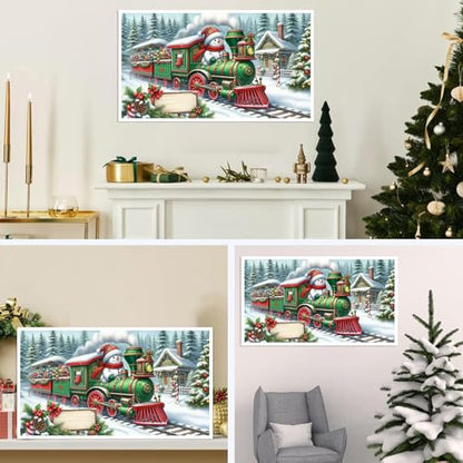 Extra Large Diamond Art Kits for Adults, 5D Diamond Painting Kits 28x16 In - color: Christmas Big Diamond Painting