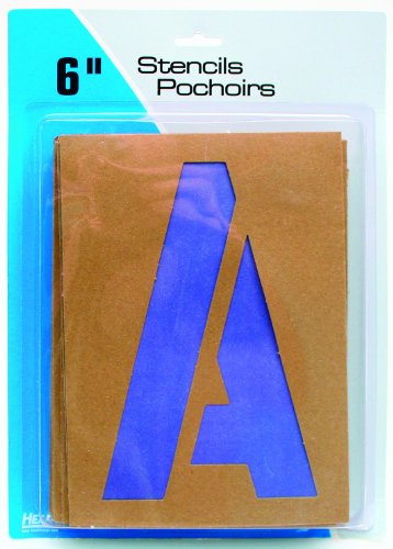 Headline Sign 6in. Stencil Kit, Caps/ Numbers - size: 6 Inch, style: Letters/Numbers/Symbols