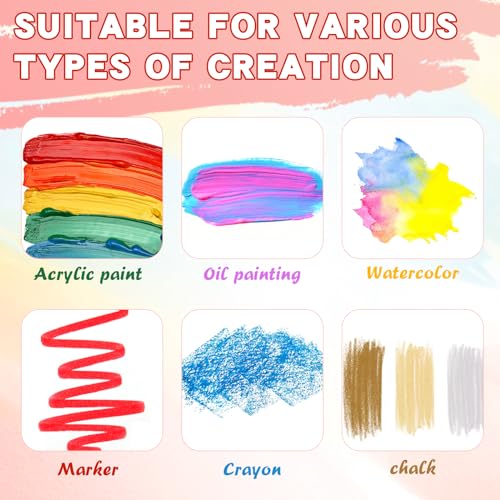ESRICH 18 Pack Small Canvas for Painting 5x7,Mini Canvas for Kids&Beginners - size: 5*7in 18pack