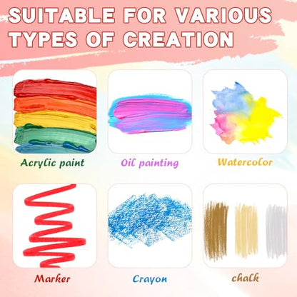 ESRICH 18 Pack Small Canvas for Painting 5x7,Mini Canvas for Kids&Beginners - size: 5*7in 18pack