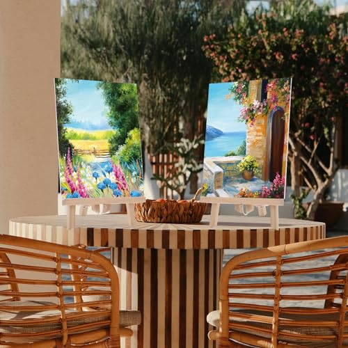 Sherr 24 Pcs Pre Drawn Canvas for Painting Adult Pre Printed Canvas Bulk Sip and Paint Kit Stretched Panels Paint Set for Theme Valentine Painting Night Party Favor(Mixture,8 x 10 Inch) - size: 8 x 10 Inch, style: Mixture