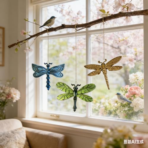 3D Dragonfly Wall Decor Silicone Mold Set, Resin Casting Molds for DIY Crafts, Home Decoration, 3 Pieces Resin Casting molds for Dragonfly handicrafts