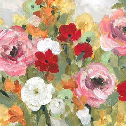 DIAMOND ART CLUB Lea's Garden Diamond Art Kits for Adults | Premium Diamond Painting Kit, Fun DIY Crafts for Adults, Round Diamond Art Canvas, 13" x 13" (33 x 33 cm) - color: Lea's Garden