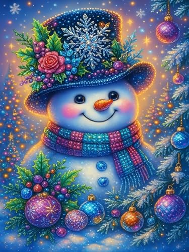 HHMATITS Christmas Diamond Art Kits for Adults 12x16inch - color: Christmas-2