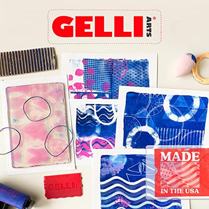 Gelli Arts 5" X 7" 11 Plates Gel Printing Plates - Gel Plate Class Pack, Reusable Printing Items, Printmaking Supplies for School, Clear Monoprinting, Items for Art Classes - size: 5" X 7"