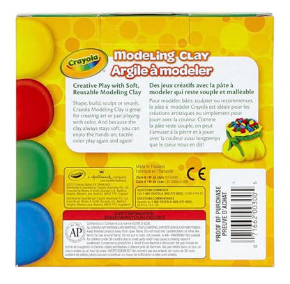 Crayola Modeling Clay, 4 Classic Colors (16 oz), Art and School Supplies for Kids, Gifts for Boys & Girls