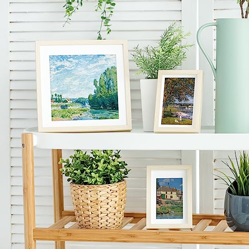 Scrapbook Paper, 24 Sheets 6"×6" 160gsm Single-Sided Patterned Cardstock - color: 24 sheets-famous paintings