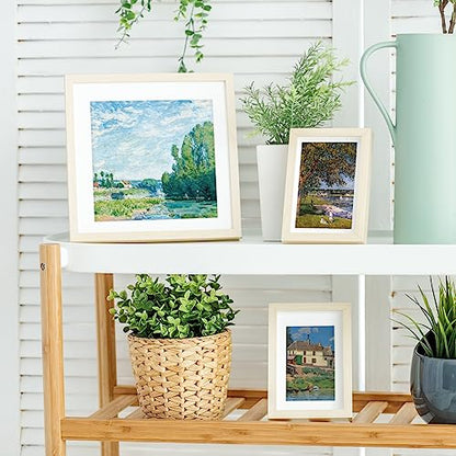 Scrapbook Paper, 24 Sheets 6"×6" 160gsm Single-Sided Patterned Cardstock - color: 24 sheets-famous paintings