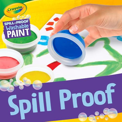Crayola Spill Proof Paint Set (5ct), Washable Paint for Kids, Craft Supplies for Classrooms, School Supplies