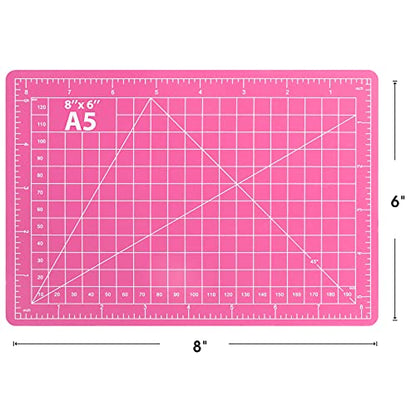 DIYSELF 23 Pack Exacto Knife Craft Knife Precision Carving Hobby Knife Kit, 20 Spare Art Knife Blades for Art, Scrapbooking, Stencil - color: Pink
