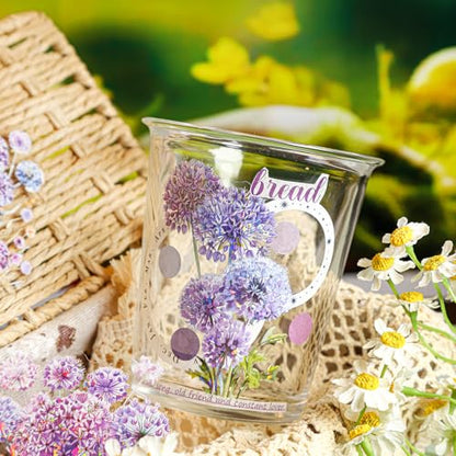 60 Pcs Holographic Dandelion Floral Stickers for Scrapbooking - color: Dandelion Wish