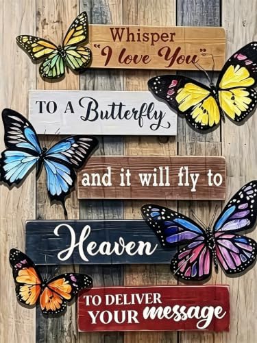 Diamond Art Kits for Adults, Butterfly Diamond Art Painting Kits for Adults | Stress Relief Butterfly Full Round Drills 5D Heartfelt DIY Gift Gem Crafts Kits Wall Decor HD Canvas 11.8x15.7 in 30x40cm - color: Butterfly