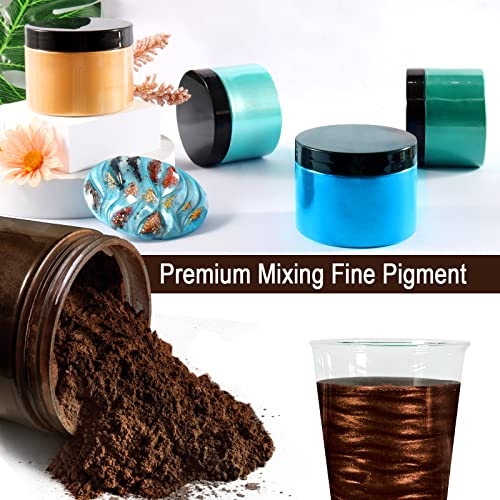 Ceya Mica Powder,5.3oz/150g Bokuto Brown Pearlescent Effect Pigment Powder - color: G-Bokuto Brown