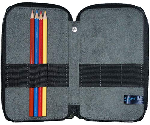 Speedball Art Products 257240 24 Capacity Canvas Pencil Case, Wheat - color: Wheat, style: Holds Up to 24 Standard Pencils