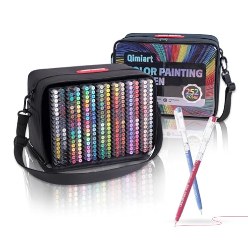 Acrylic Gel Pens for Coloring, 252 PCS Colored Pen Gift Set - color: 252 Colors