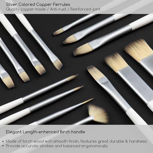 MEEDEN Art Set with French Easel: Acrylic Painting Kit for Adult Artists | Complete Starter Kit with 10–60ML Acrylic Paints and Paintbrushes for Beginners and Professional Artists