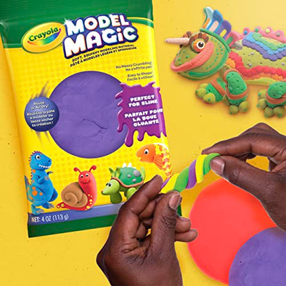 Crayola Model Magic Kit, Multicoloured, 22.86 x 13.97 x 2.03 cm, Purple - color: Purple
