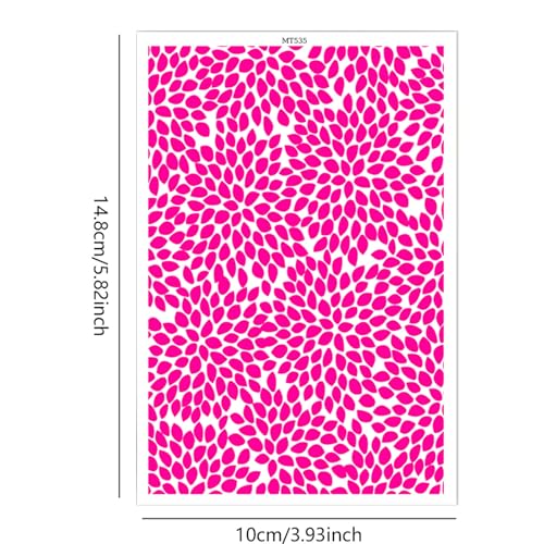 10 Pcs Clay Transfer Paper for DIY Art Crafts, Raindrop Water Polymer Clay Transfer Paper Sheets for Polymer Clay Jewelry Earrings Making Supplies 5.82X3.93 inch - color: Dots