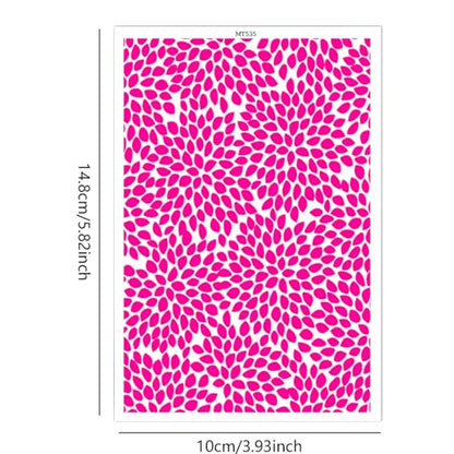 10 Pcs Clay Transfer Paper for DIY Art Crafts, Raindrop Water Polymer Clay Transfer Paper Sheets for Polymer Clay Jewelry Earrings Making Supplies 5.82X3.93 inch - color: Dots