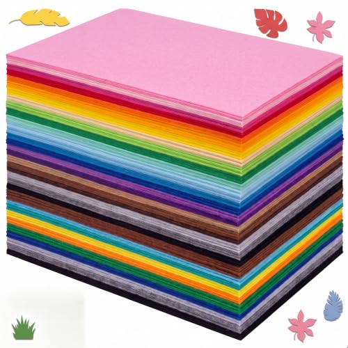 Ctosree 150 Pcs Foam Sheets Crafts 8.5 x 5.5 Inch Foam Paper, Multicolor - color: Multicolor