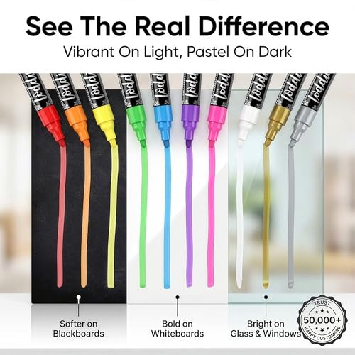 Loddie Doddie Chalk Markers, Liquid Chalk Pens, Reversible Tips, 24 Pack - size: 1 Count (Pack of 24)