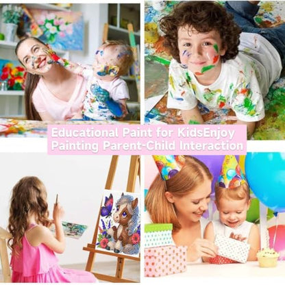 Arttoplus Horse Diamond Art Painting Kits for Kids with Frame 7x7 inch - color: CC1056-US