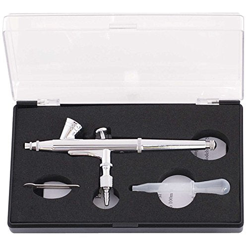 PointZero Dual-Action 2cc Gravity-Feed Airbrush Set - .2mm Nozzle