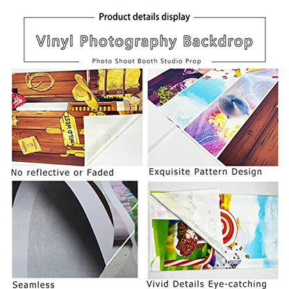 Yeele 15x9ft Enchanted Forest Photo Backdrop Spring Mushroom Wonderland Fairy House Photography Background Girl Room Wall Decorations Birthday Baby Shower Banner Photo Props - size: 15x9ft