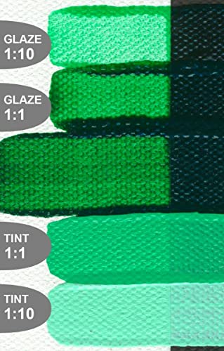 Golden Fluid Acrylics - Pthalo Green (Yellow Shade) - 4 oz Bottle
