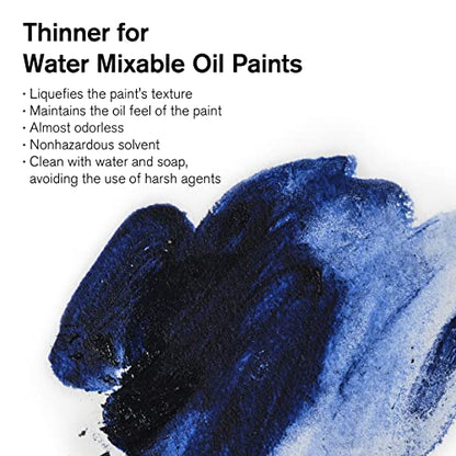 Winsor & Newton Artisan Thinner, 75ml (2.5-oz) bottle | Thinner, Maintains Oily Feel & Keep Color Open Longer, Low Odor, Cleanable with Water & Soap - color: Artisan Thinner, style: 2.5-oz Bottle