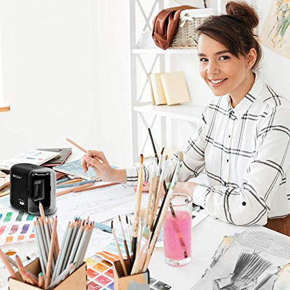 NIL - TECH 53-Piece Coloring and Drawing Art Set PLUS Electric Pencil Sharpener - With Sketch Pad and Drawing Tutorials Digital Library