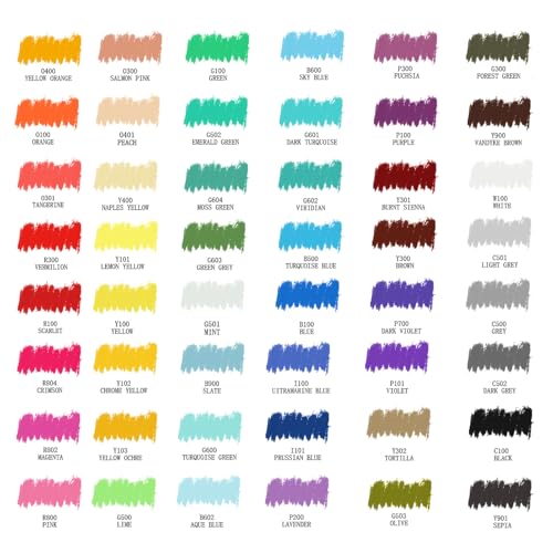 Artecho Oil Pastels Set of 48 Colors (10 x 70 mm) With Pastel Paper Pad | Soft Oil Pastels, For Art Painting, Drawing, Blending, For Artists, Beginners, Students, Teachers