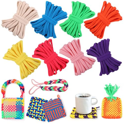 IQKidz 224 PCS Loom Loops Refill for Potholder Weaving Loom Kit Toys, Elastic DIY Arts and Crafts Loops Supplies for Kids Beginners, Perfect Birthday Gifts for 5 6 7 8-12 13 Year Old Girls - size: Loom Loop Refills