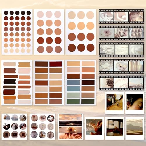 114 Pcs Aesthetic Scrapbook Kit DIY Junk Journaling Supplies, Vintage Style | Scrapbooking Materials for Bullet Junk Journal, Art Journaling, Vintage Collage Album Gift for Adults Women Beginner - style: Vintage Style