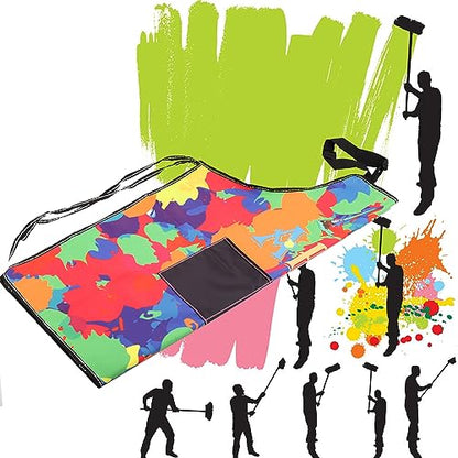 MBMSO Painting Artist Apron with Pockets Artist Painter Gifts Art Lover Gift for Art Teacher Student Painter Apron Waterproof - color: Love Art Apron-2
