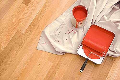 ZUPERIA Canvas Drop Cloth for Painting (Size 4x5 Feet Pack of 4) Pure Cotton Painters Drop Cloth for Painting, Furniture & Floor Protection - All Purpose Thick Canvas tarp with Double Stitched Edges - size: 4 x 5 Feet