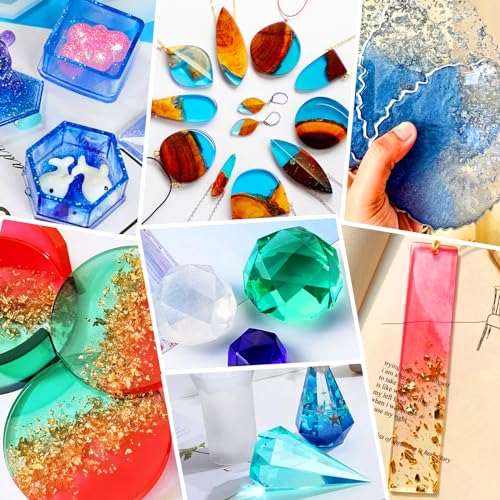 Epoxy Resin Pigment - 30 Colors Concentrated Liquid Epoxy Resin Dye, Transparent Resin Colorant for Resin Coloring, DIY Resin Jewelry Making, Resin Painting, Resin Art Crafts - 0.35oz/10ml Each