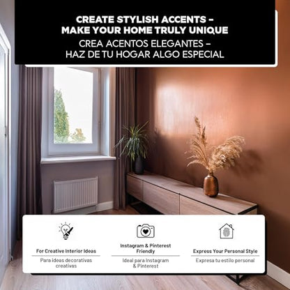 Metallic Wall Paint 67.62 fl oz - White - Stunning Metallic Shine for Stylish Interiors, Easy to Apply, Water-Based, Perfect for Creative Wall Designs & DIY Projects - color: White