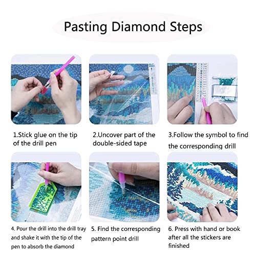 Cute Elephant Diamond Art Painting Kits for Adults - Round Full Drill Diamond Dots Paintings for Beginners, 5D Paint with Diamonds Pictures Gem Art Painting Kits DIY Crafts Project Kits 14x14inch - color: cute elephant