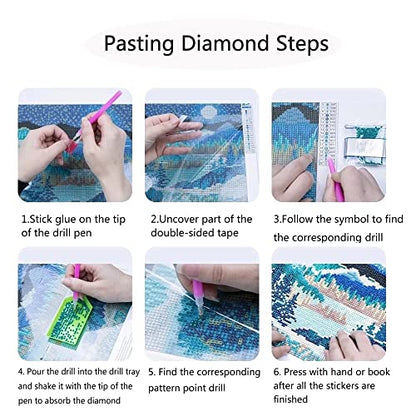 Cute Elephant Diamond Art Painting Kits for Adults - Round Full Drill Diamond Dots Paintings for Beginners, 5D Paint with Diamonds Pictures Gem Art Painting Kits DIY Crafts Project Kits 14x14inch - color: cute elephant