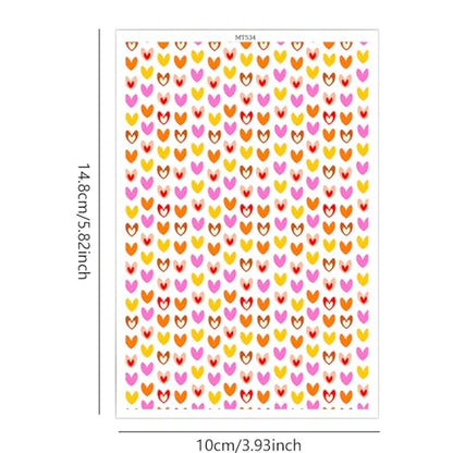 10 Pcs Valentine's Day Clay Transfer Paper for DIY Art Crafts, Heart Water Polymer Clay Transfer Paper Sheets for Polymer Clay Jewelry Earrings Making Supplies 5.82X3.93 inch - color: Hearts