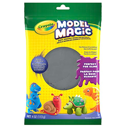 Crayola Model Magic in Gray, Modeling Clay Alternative, 4oz - color: Multicolored