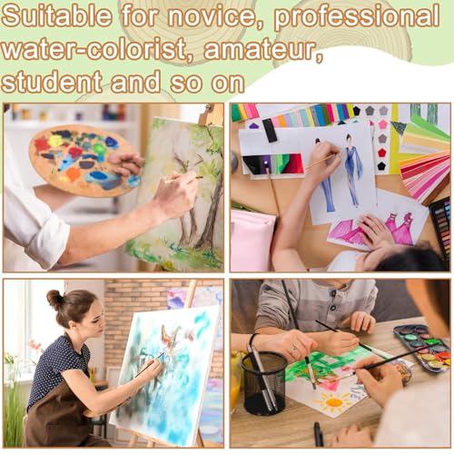 TecUnite 60 Sheets Watercolor Paper Pad Bulk, 9 x 6 Inch, Cold Press - color: Cold Press, size: 9 x 6 inch