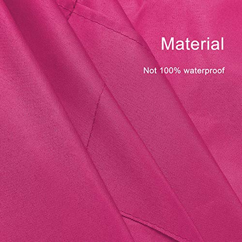 Pink 6PCS Apron for Women Adult Unisex Durable with 2 Front Pockets Washable Chef Cooking Baking Kitchen Restaurant Crafting Painting Aprons - color: Hot Pink