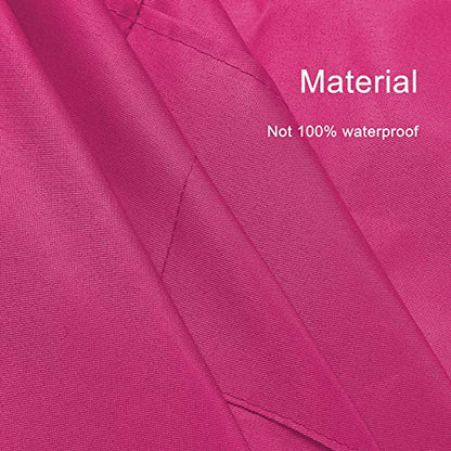 Pink 6PCS Apron for Women Adult Unisex Durable with 2 Front Pockets Washable Chef Cooking Baking Kitchen Restaurant Crafting Painting Aprons - color: Hot Pink