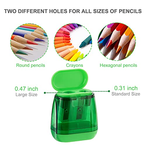 Sonuimy Pencil Sharpeners, 4 Pcs Pencil Sharpeners Manual